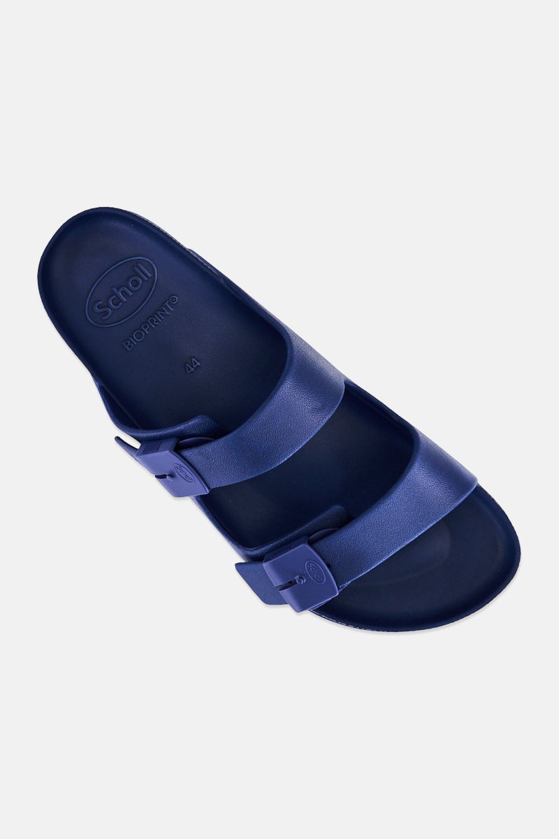 Scholl أحذية شريحة قابلة للتعديل للرجال باهيا بتصميم بيولوجي، Navy - Image 4